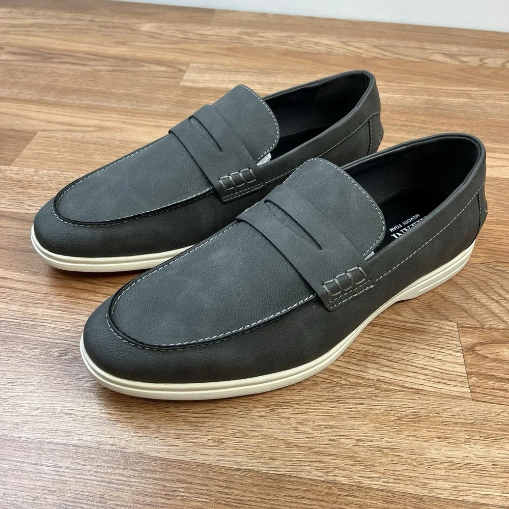 Alfani Leon‎ Loafers Men's Size 12 Grey Slip on NEW